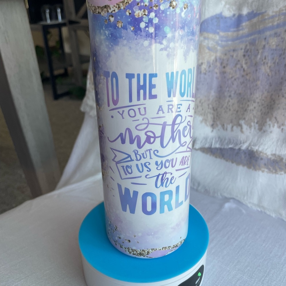 20 oz Skinny Tumbler Mom themed